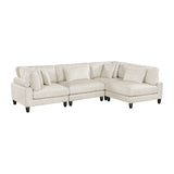 Robstown Beige 4-Piece Modular Sectional from Homelegance - Luna Furniture