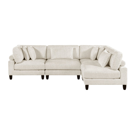 Robstown Beige 4-Piece Modular Sectional from Homelegance - Luna Furniture