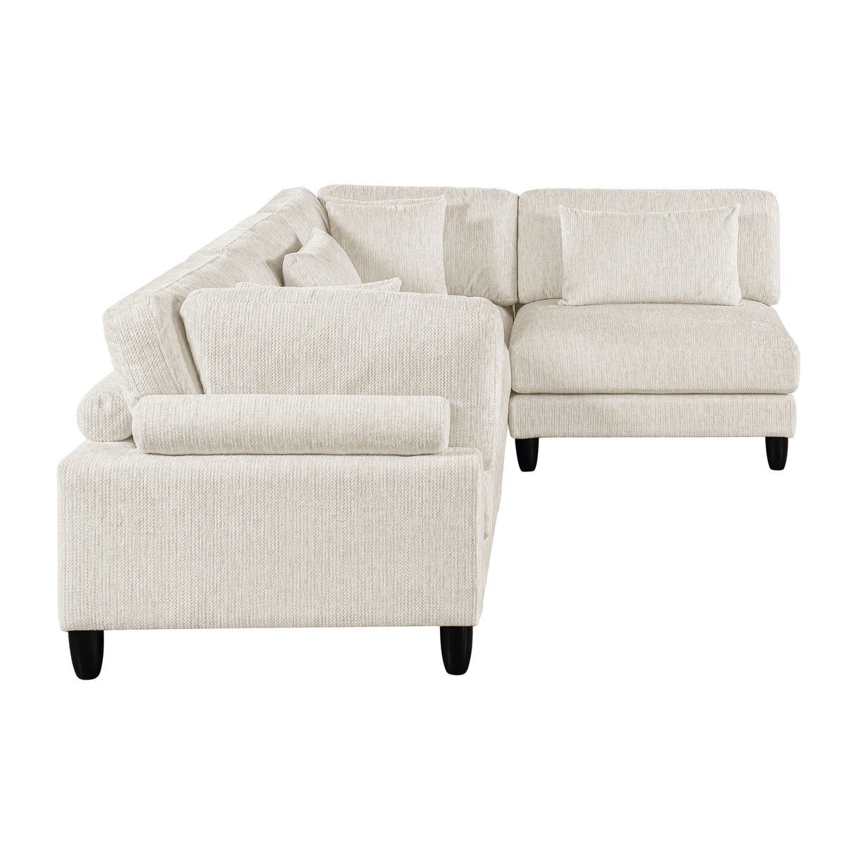 Robstown Beige 4-Piece Modular Sectional from Homelegance - Luna Furniture