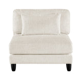 Robstown Beige 4-Piece Modular Sectional with Ottoman from Homelegance - Luna Furniture