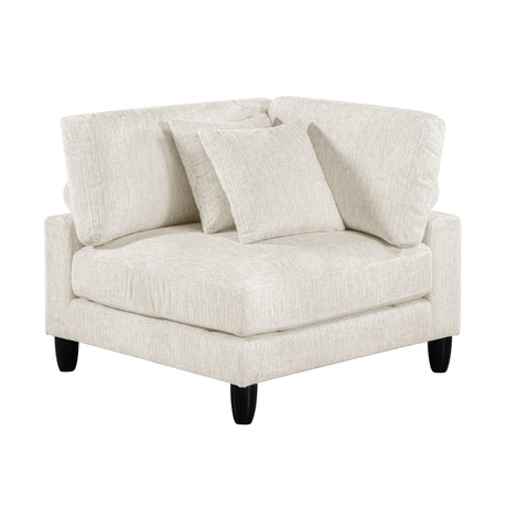 Robstown Beige 4-Piece Modular Sectional with Ottoman from Homelegance - Luna Furniture