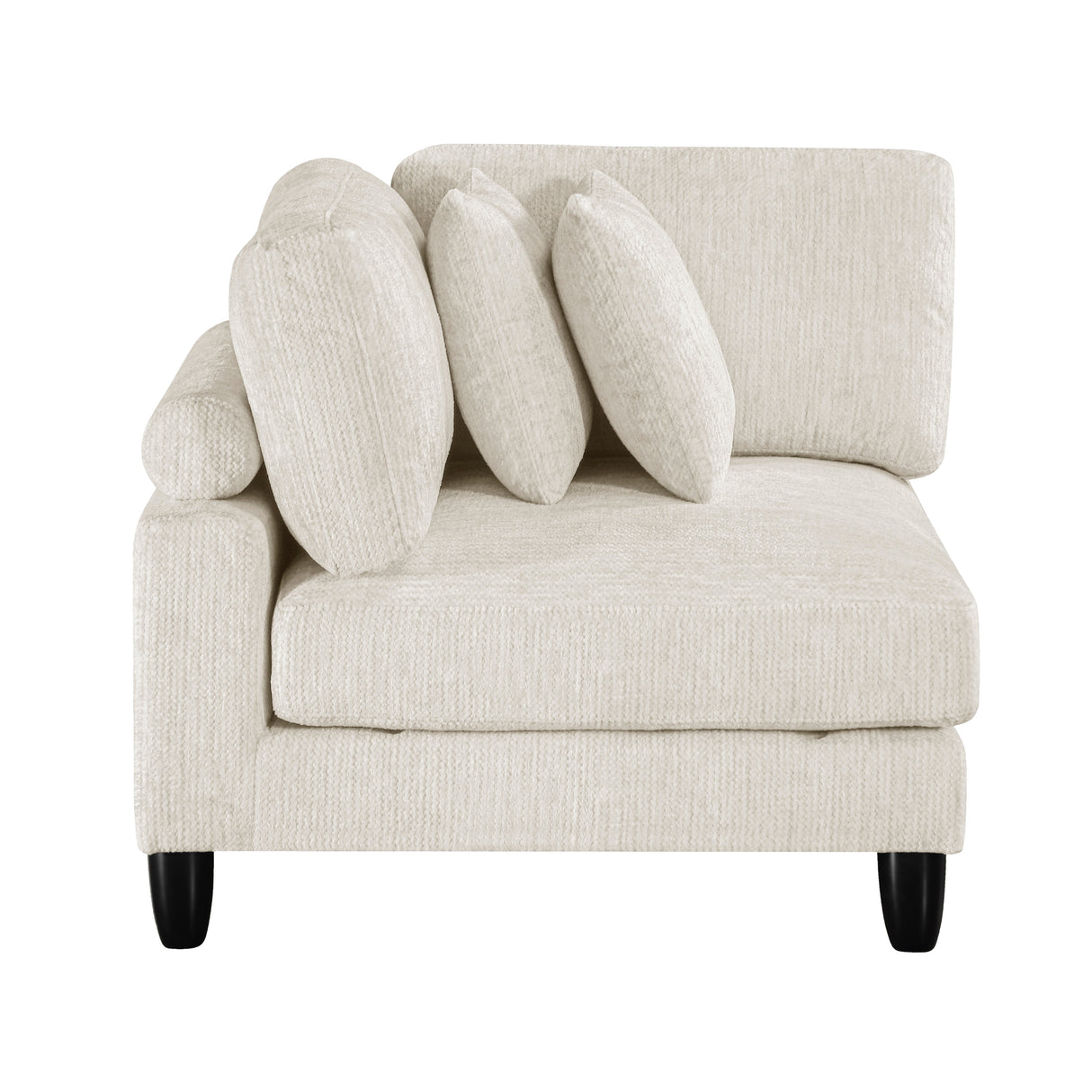 Robstown Beige 4-Piece Modular Sectional with Ottoman from Homelegance - Luna Furniture