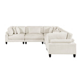 Robstown Beige 5-Piece Modular Sectional from Homelegance - Luna Furniture