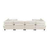 9688NBE*62CR2AC2OT (6)6-Piece Modular Sectional with Ottomans from Homelegance - Luna Furniture