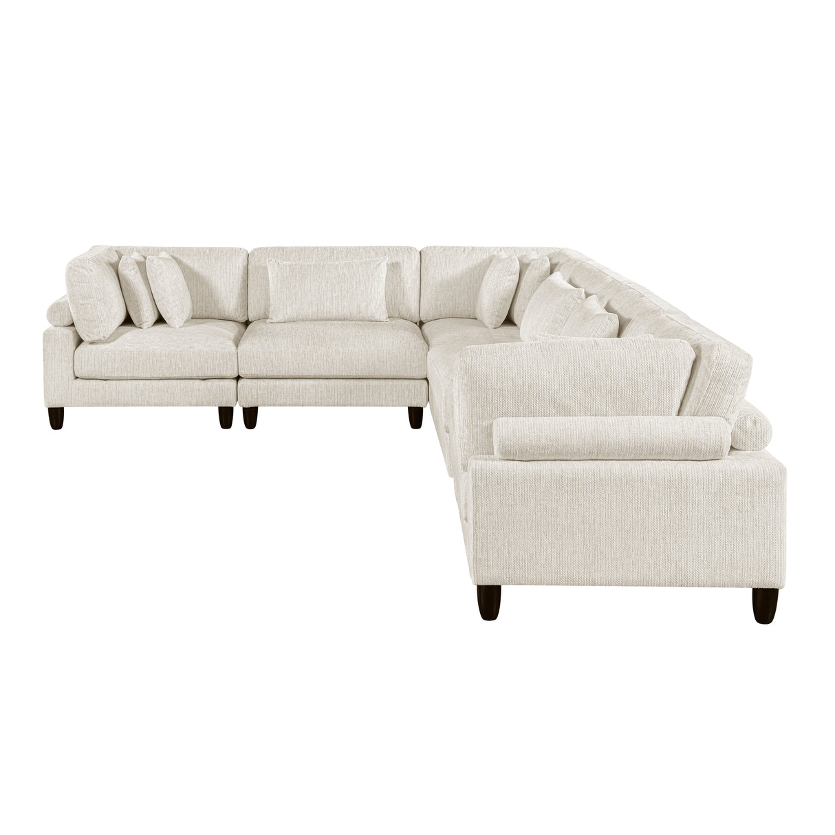 Robstown Beige 6-Piece Modular Sectional from Homelegance - Luna Furniture