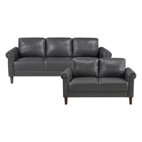 Hector Dark Gray Chair from Homelegance - Luna Furniture
