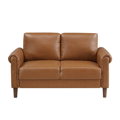 Hector Brown Loveseat from Homelegance - Luna Furniture