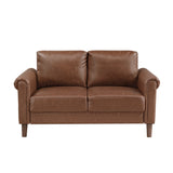 Hector Chocolate Loveseat from Homelegance - Luna Furniture