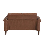 Hector Chocolate Loveseat from Homelegance - Luna Furniture