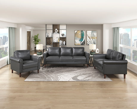 Hector Dark Gray Living Room Set from Homelegance - Luna Furniture