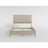 Cotterill Beige King Upholstered Panel Bed from Homelegance - Luna Furniture