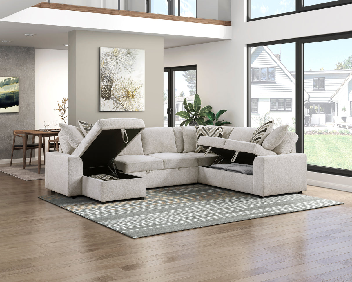 Hector Dark Gray Loveseat from Homelegance - Luna Furniture