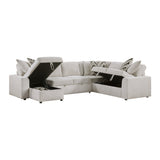 Hector Dark Gray Loveseat from Homelegance - Luna Furniture