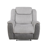 Harriette Beige/Brown Double Reclining Sofa from Homelegance - Luna Furniture