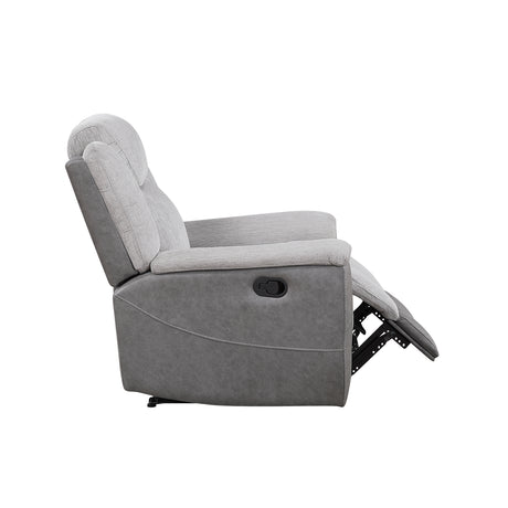 Harriette Beige/Brown Double Reclining Sofa from Homelegance - Luna Furniture