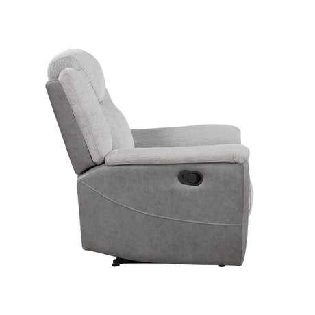 Harriette Beige/Brown Double Reclining Sofa from Homelegance - Luna Furniture