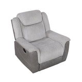 Harriette Beige/Brown Double Reclining Sofa from Homelegance - Luna Furniture