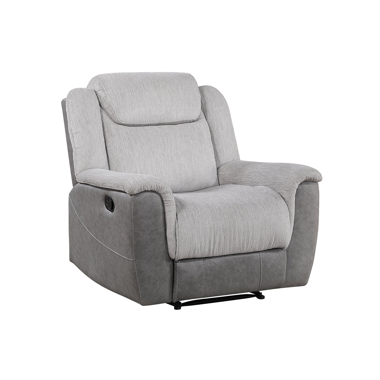 Harriette Beige/Brown Double Reclining Sofa from Homelegance - Luna Furniture