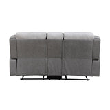 Harriette Gray Double Reclining Sofa from Homelegance - Luna Furniture