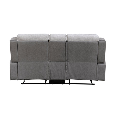 Harriette Gray Double Reclining Sofa from Homelegance - Luna Furniture