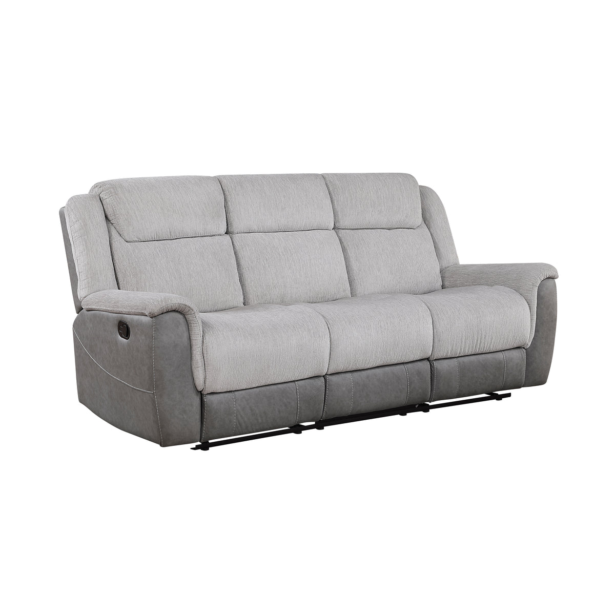 Harriette Gray Double Reclining Loveseat with Center Console