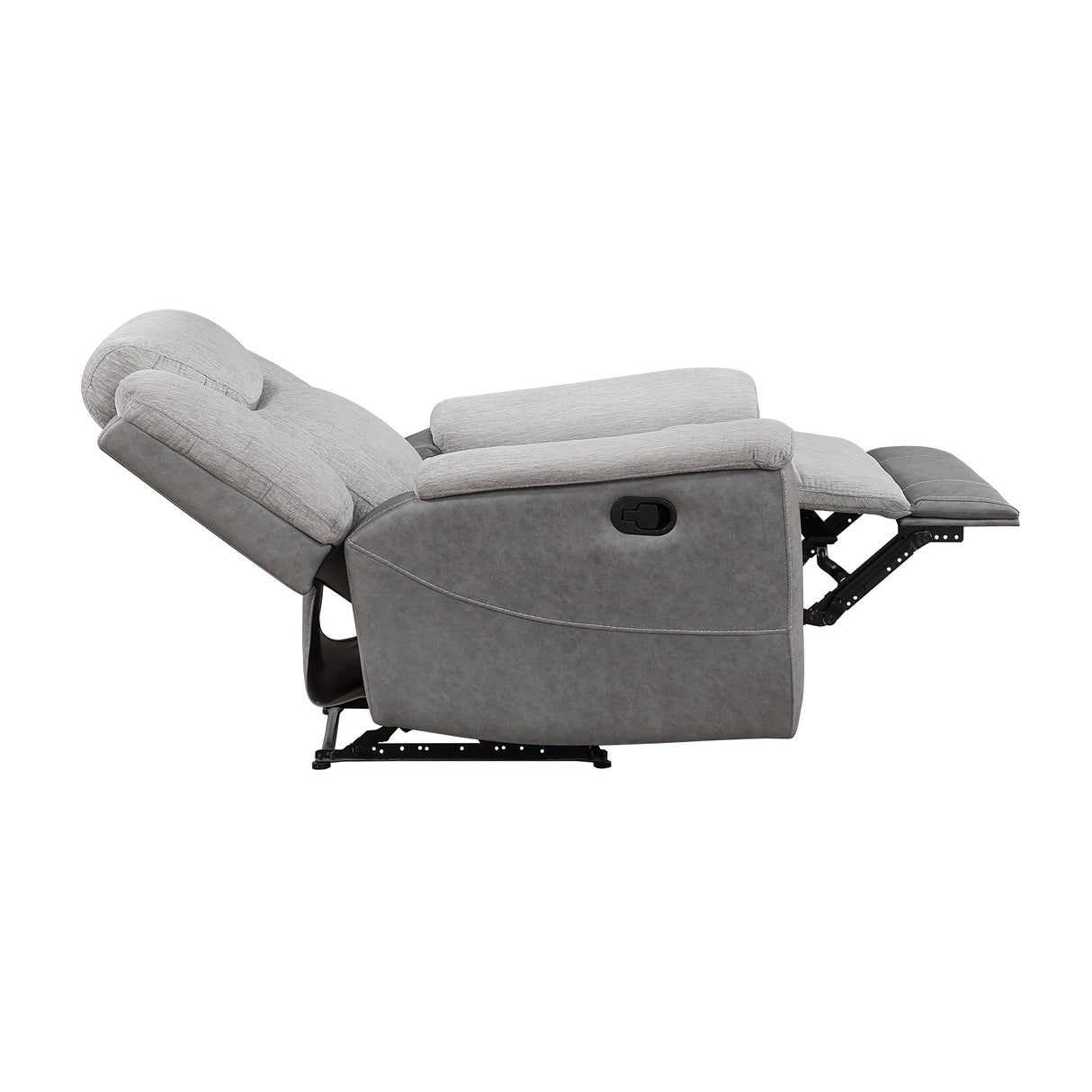 Harriette Gray Reclining Chair from Homelegance - Luna Furniture
