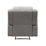 Harriette Gray Reclining Chair from Homelegance - Luna Furniture