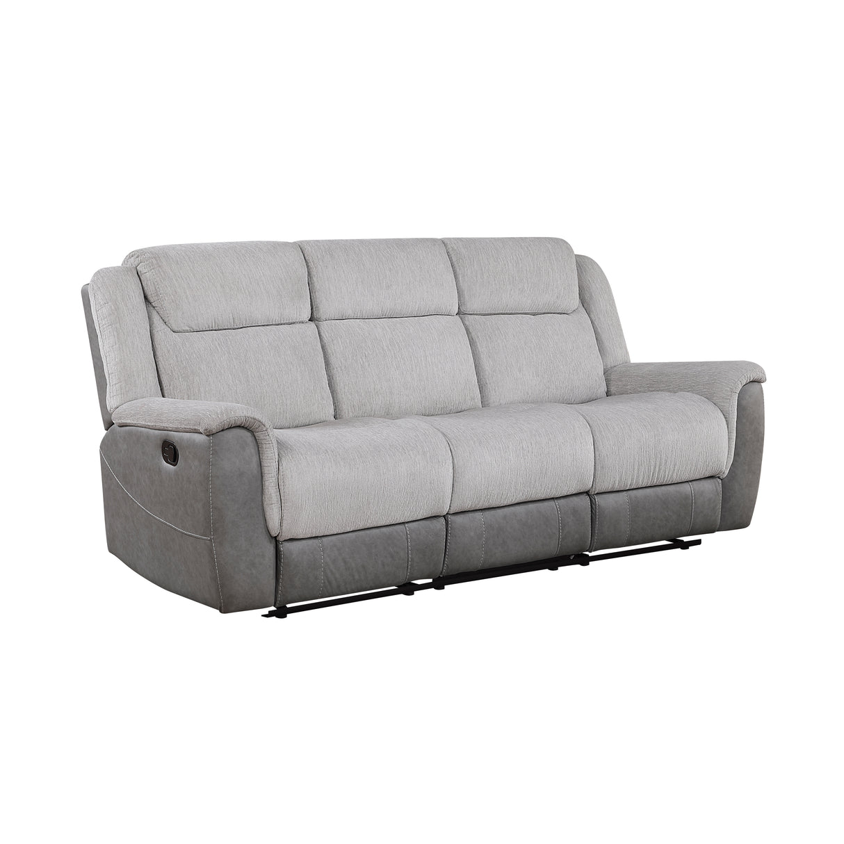 Harriette Gray Double Reclining Sofa from Homelegance - Luna Furniture