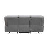 Harriette Gray Double Reclining Sofa from Homelegance - Luna Furniture