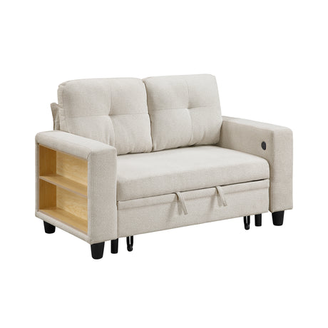 Harriette Gray Double Reclining Sofa from Homelegance - Luna Furniture