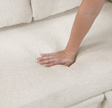 Robinson Beige Sectional with Two Chaises, Pull-out Bed, Shelves and Charging Ports from Homelegance - Luna Furniture
