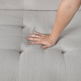 Desmond Gray 2-Piece Armless Sleeper Section with Charging Ports from Homelegance - Luna Furniture