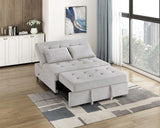 Desmond Gray 2-Piece Armless Sleeper Section with Charging Ports from Homelegance - Luna Furniture