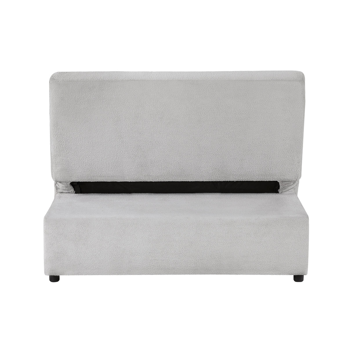 Desmond Gray 2-Piece Armless Sleeper Section with Charging Ports from Homelegance - Luna Furniture