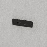 Desmond Gray 2-Piece Armless Sleeper Section with Charging Ports from Homelegance - Luna Furniture