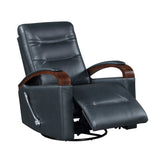 9708NV-1SW Swivel Glider Reclining Chair from Homelegance - Luna Furniture