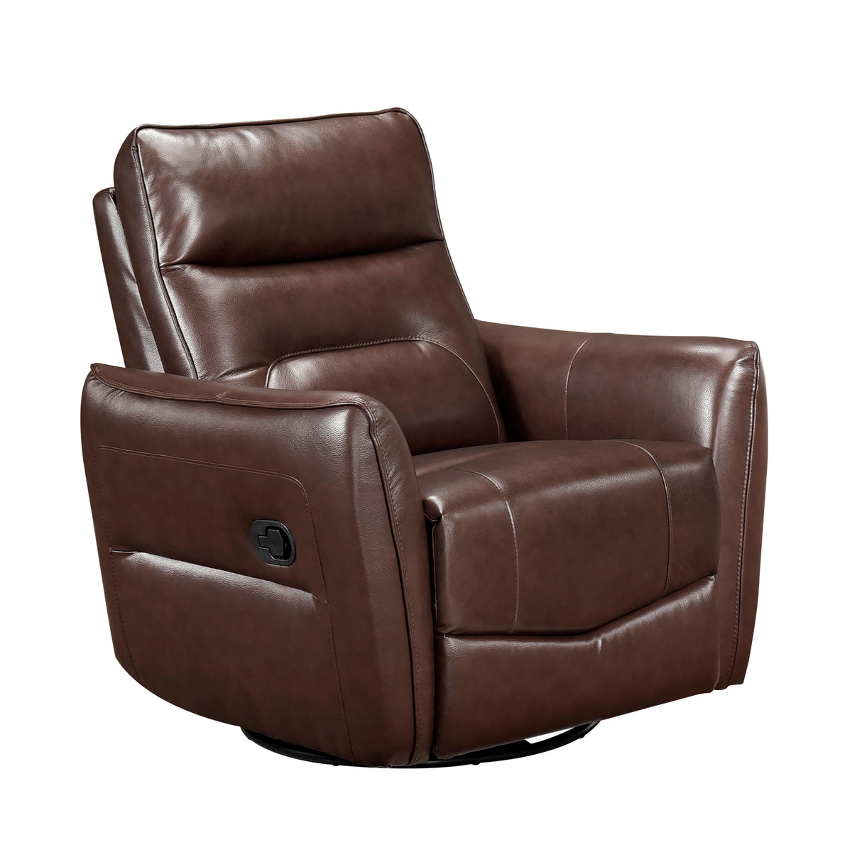 9713BRW-1SW Swivel Glider Reclining Chair from Homelegance - Luna Furniture