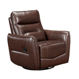 9713BRW-1SW Swivel Glider Reclining Chair from Homelegance - Luna Furniture
