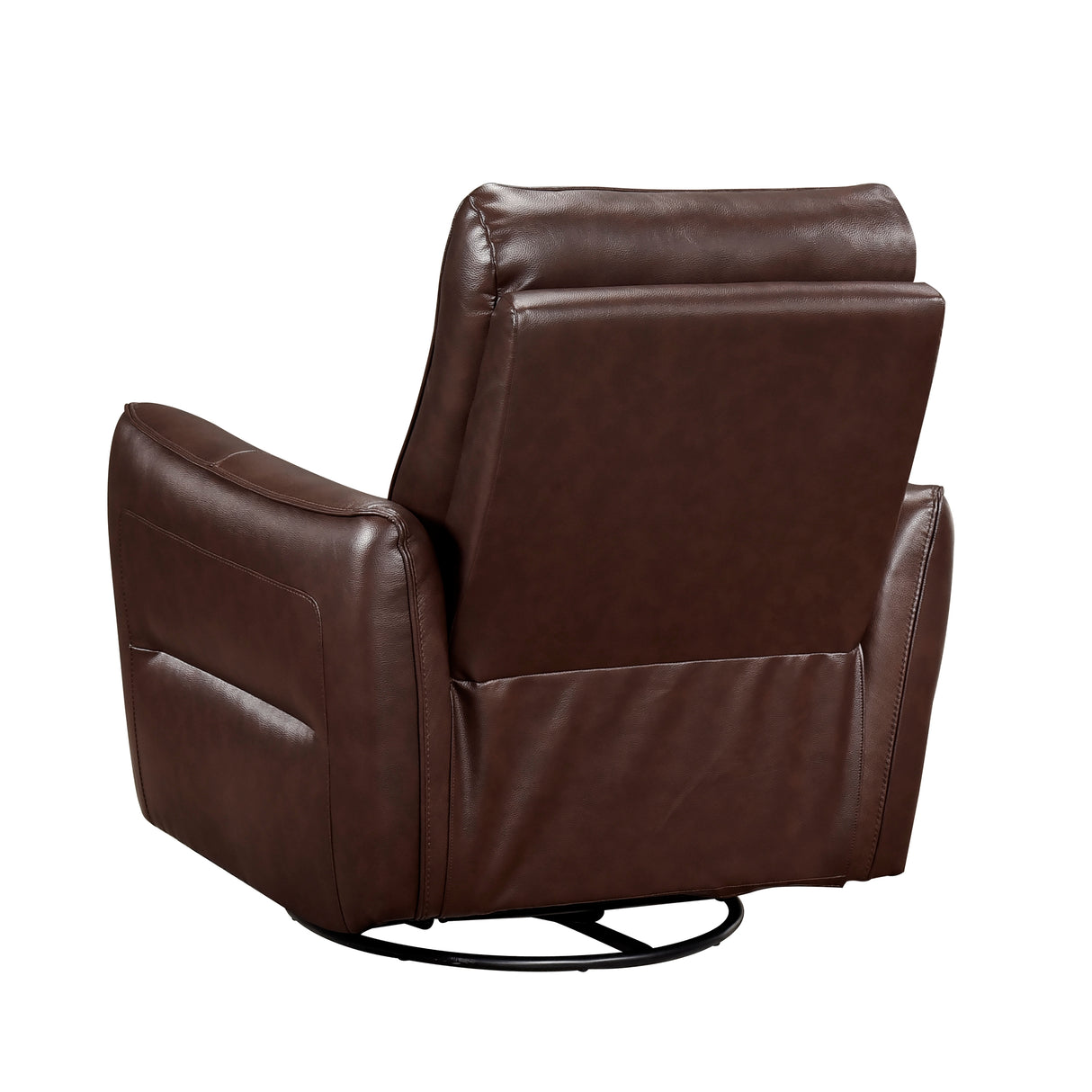 9713BRW-1SW Swivel Glider Reclining Chair from Homelegance - Luna Furniture