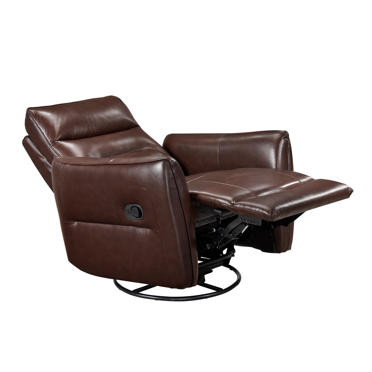 9713BRW-1SW Swivel Glider Reclining Chair from Homelegance - Luna Furniture