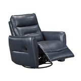 9713DBU-1SW Swivel Glider Reclining Chair from Homelegance - Luna Furniture