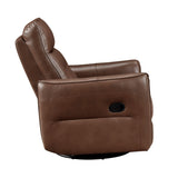9713TBR-1SW Swivel Glider Reclining Chair from Homelegance - Luna Furniture