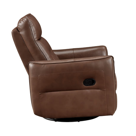 9713TBR-1SW Swivel Glider Reclining Chair from Homelegance - Luna Furniture