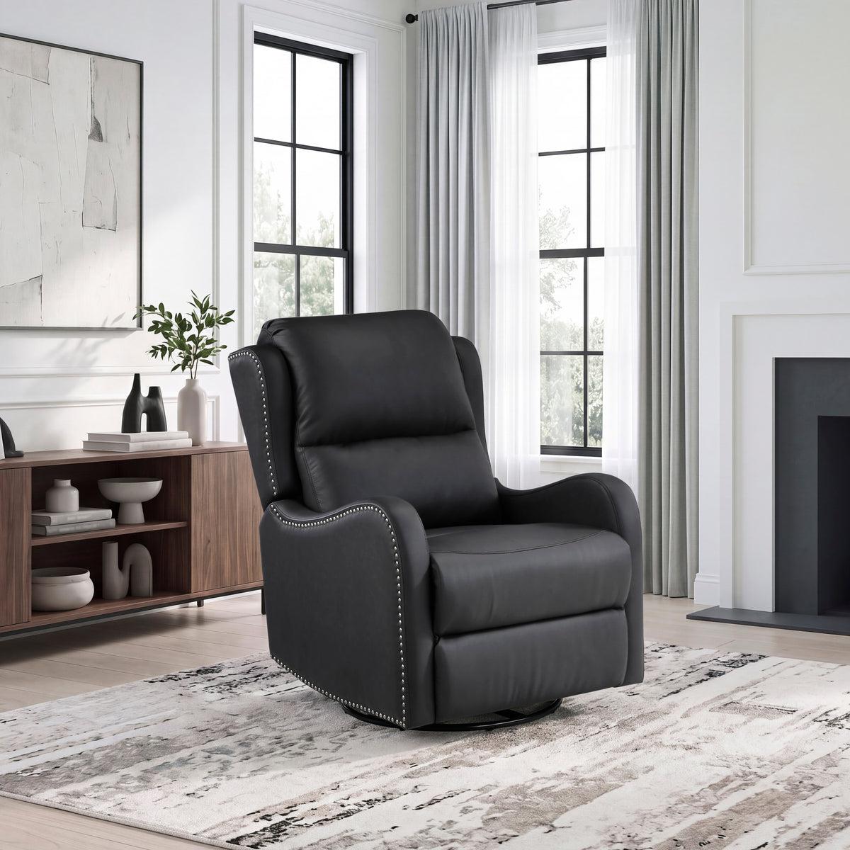 Robinson Gray Sectional with Reversible Chaise, Pull-out Bed, Shelves and Charging Ports from Homelegance - Luna Furniture