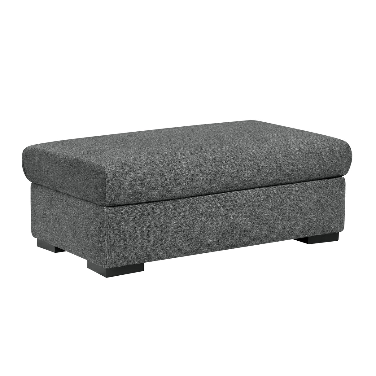 Athena Dark Gray Ottoman from Homelegance - Luna Furniture