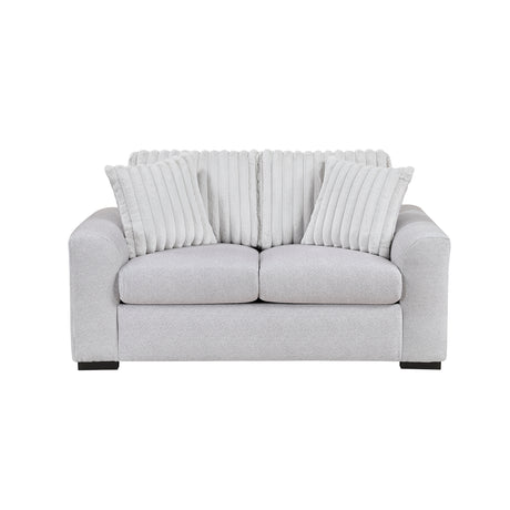 Athena Gray Sofa and Loveseat from Homelegance - Luna Furniture