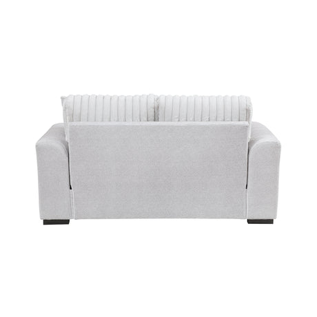 Athena Gray Loveseat from Homelegance - Luna Furniture
