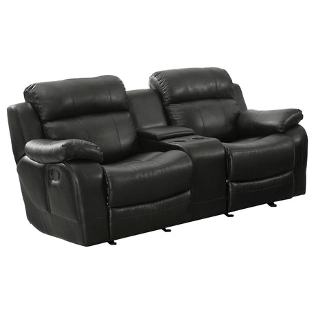 Marille Brown Bonded Leather Reclining Chair from Homelegance - Luna Furniture