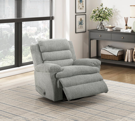 9725GRY-1SW Swivel Glider Reclining Chair from Homelegance - Luna Furniture