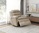 9725BRW-1SW Swivel Glider Reclining Chair from Homelegance - Luna Furniture